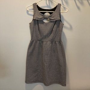 Black and white polka dot Sweet Storm dress small